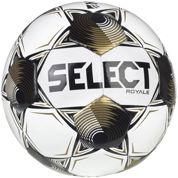 Select Royale NFHS V25 Soccer Ball White/Gold/Black
