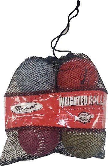 4 Pcs of 11 Softballs Placed Into Mesh Bag w/Drill Sheet
