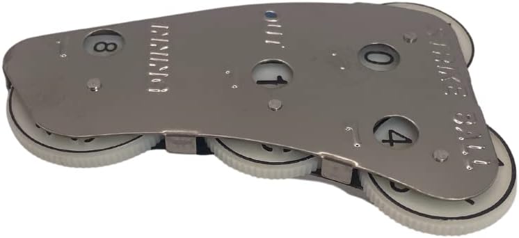 Markwort Stainless Steel Raised Letters 4-Dial Indicator