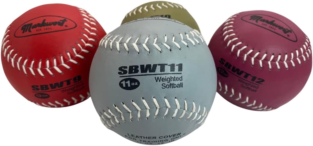 Markwort Weighted Softballs Set - 9-10-11-12oz
