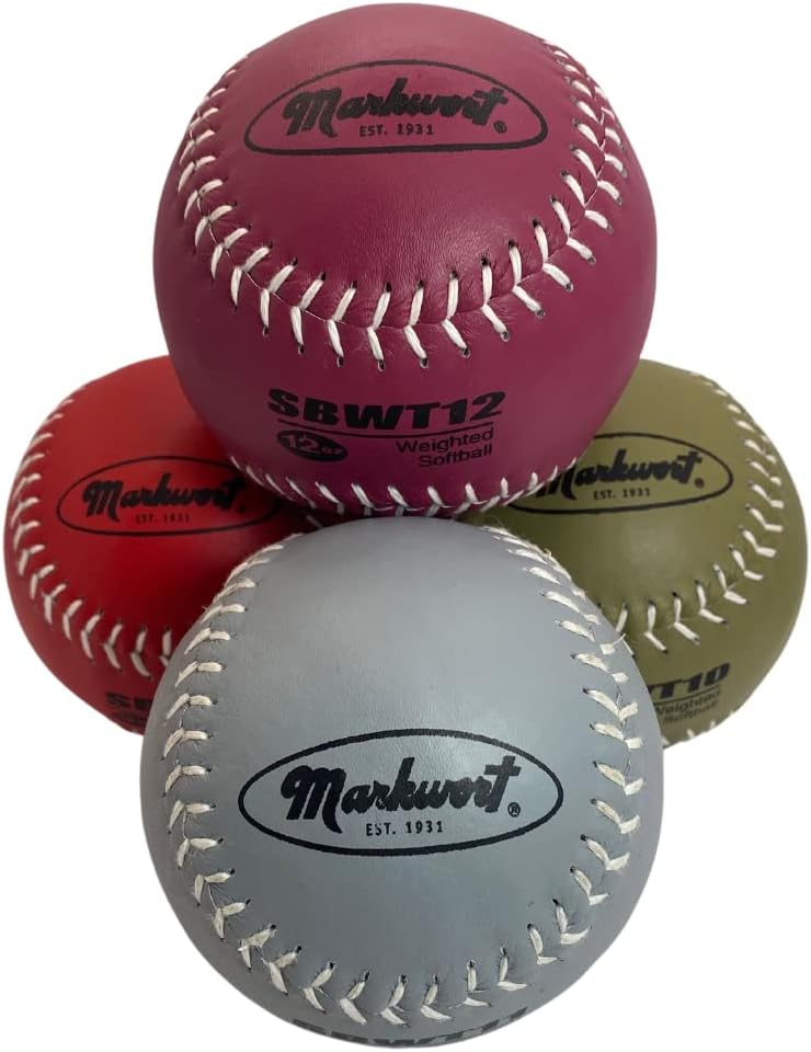 Markwort Weighted Softballs Set - 9-10-11-12oz
