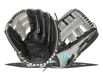Wilson A500 Series Ball Glove-12.5"
Black/Grey/Tropical Blue