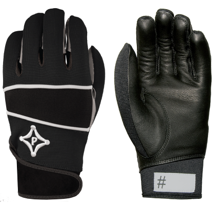 PalmGard® Coach's Winter Gloves - Adult - Black w/Grey