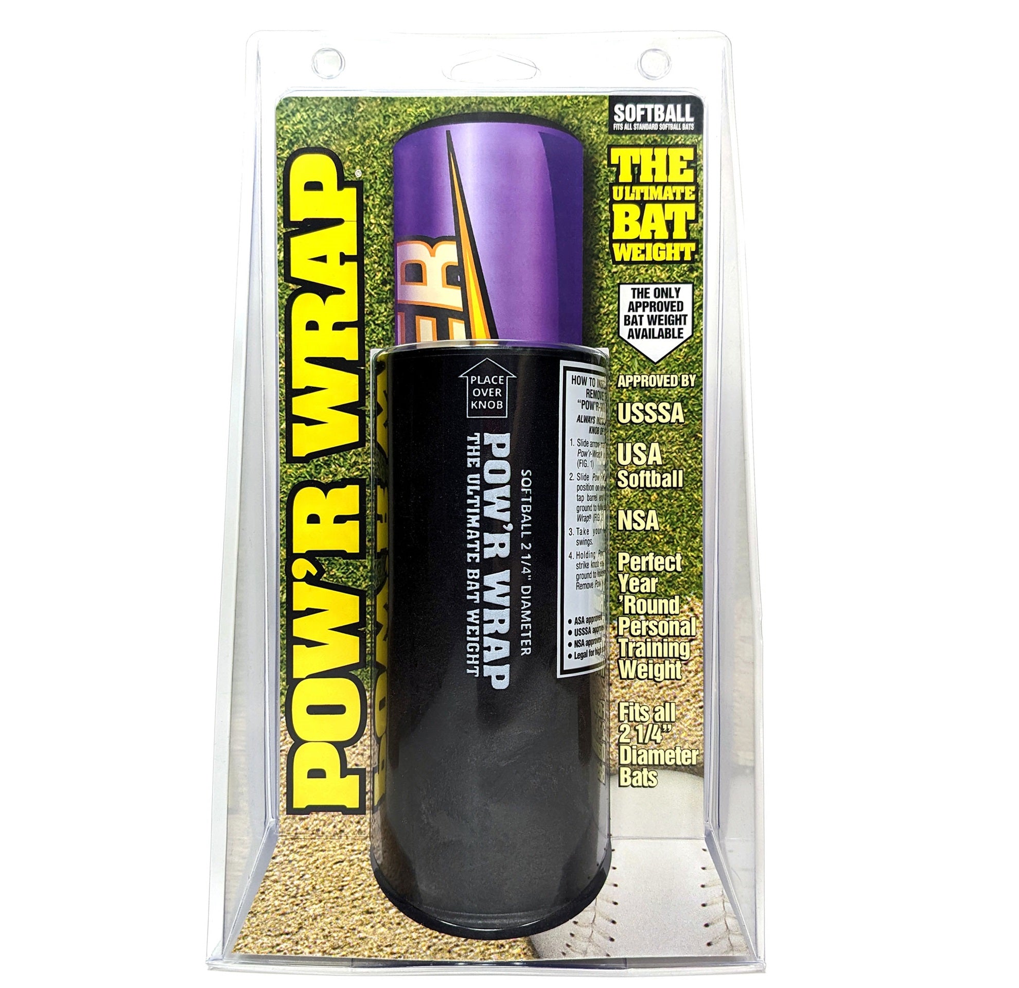 Pow'r Wrap Softball Bat Weight 24 Oz - Retail Packaging