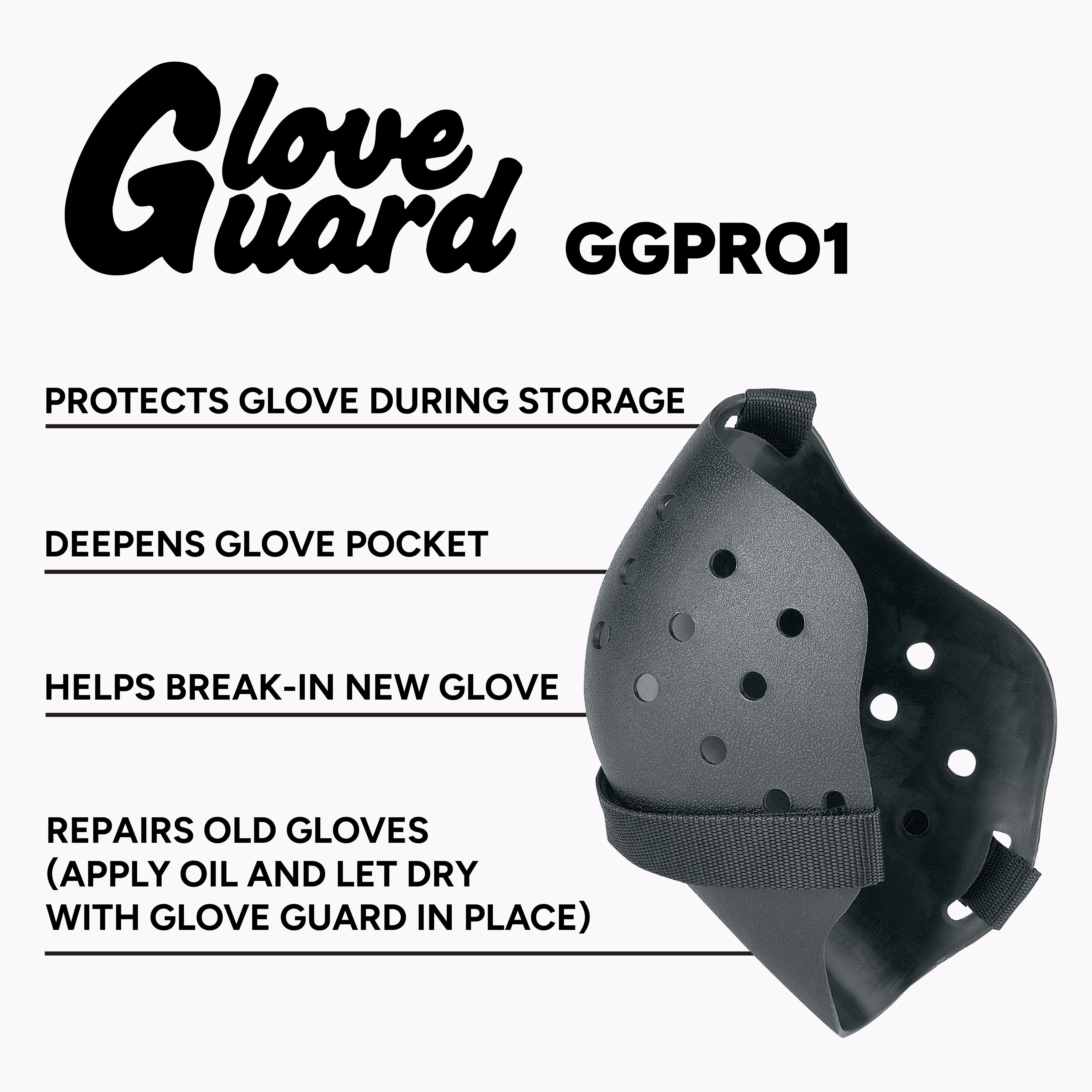 Glove Guard - Black - For Gloves Up to 12