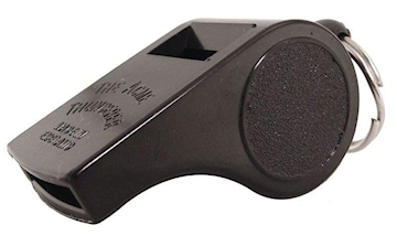 Acme Plastic Whistle - Small - Black