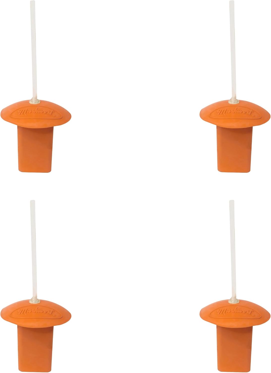 Markwort Orange Base Plugs w/White Indicator - 4 Pk