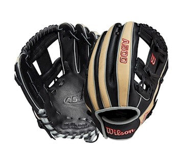 Wilson A500 Series Ball Glove 11.5"
Black/Blonde/Red