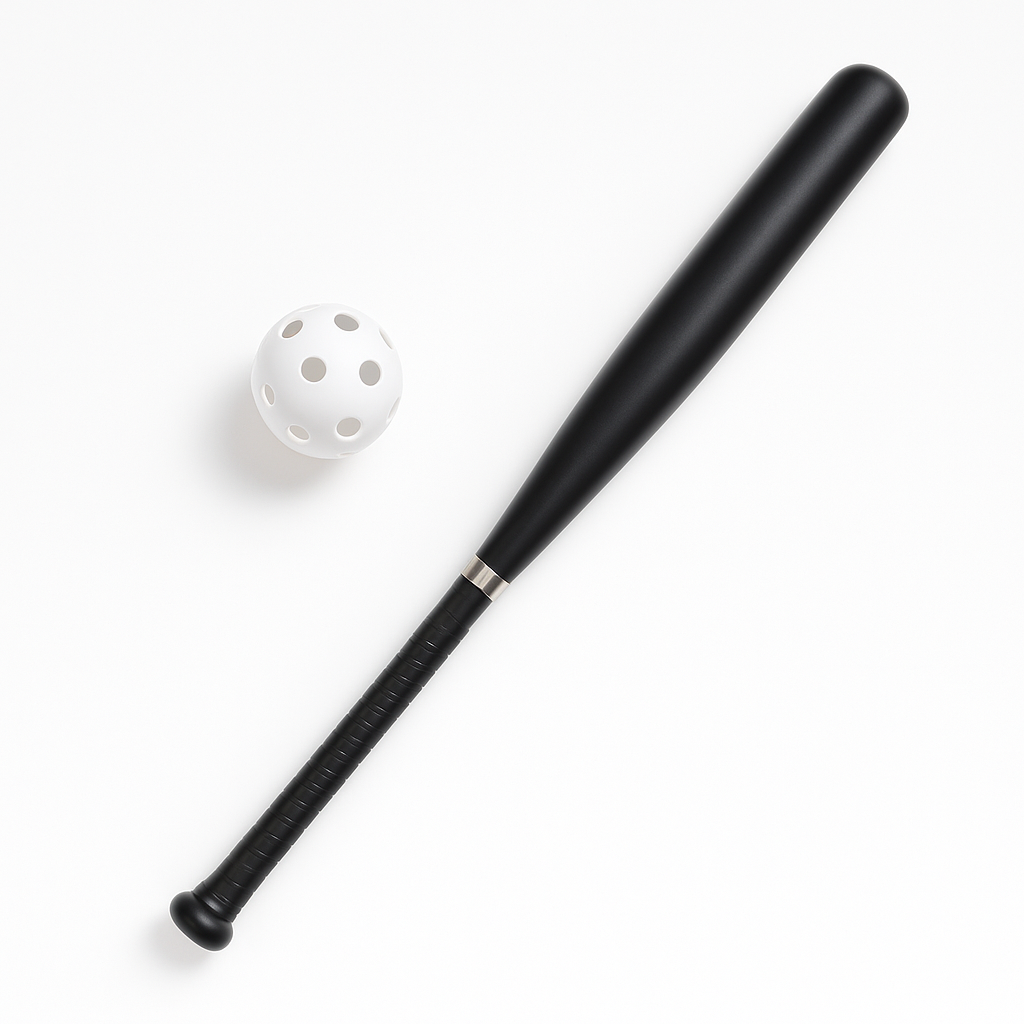 Markwort Plastic Bat & Softball Combo