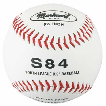 Markwort Synthetic Cover Baseball 8.5 - White