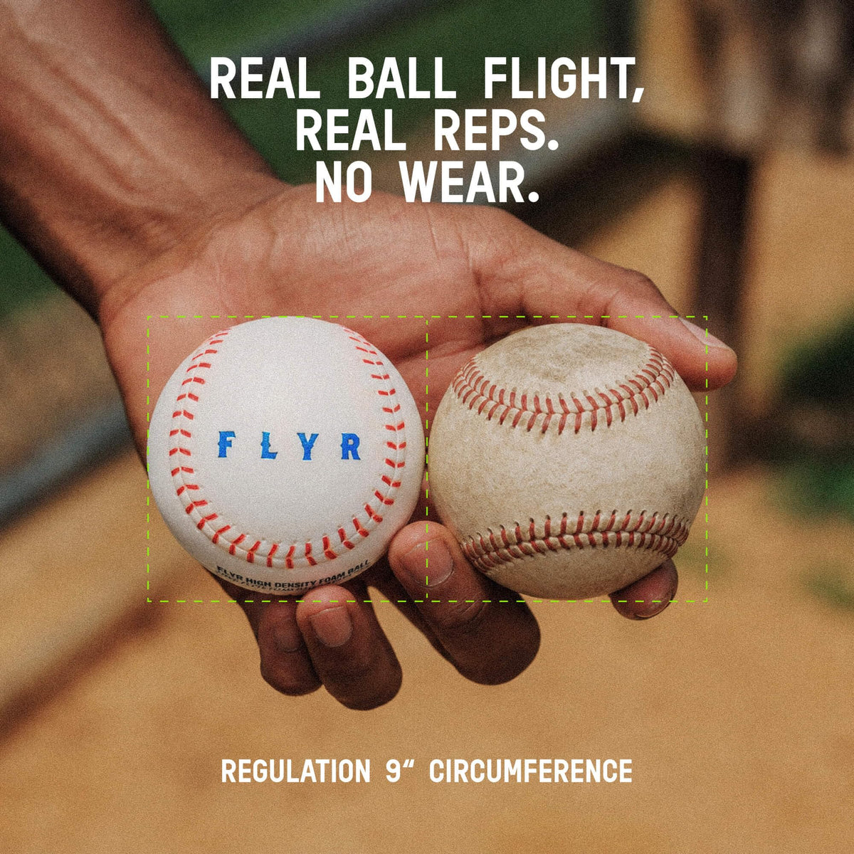Flyr High Density Foam Training Balls 3.25oz