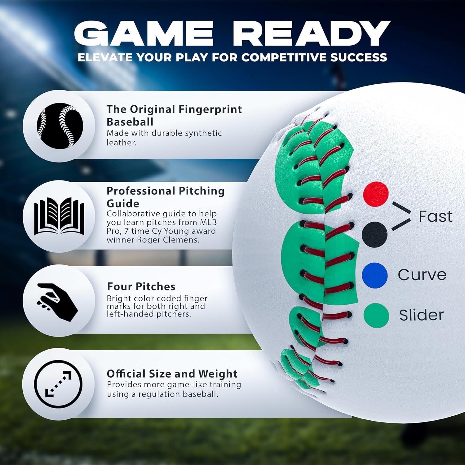 Roger Clemens Instructional 9 Baseball & Booklet