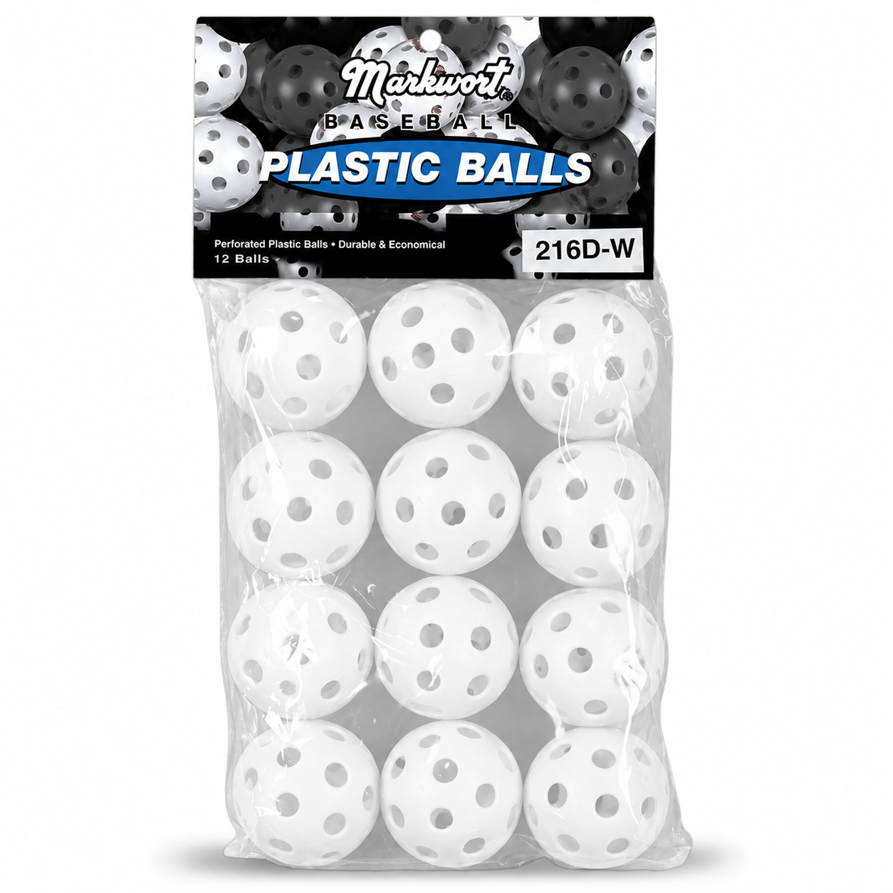 Plastic Golf Balls - Bag of 12