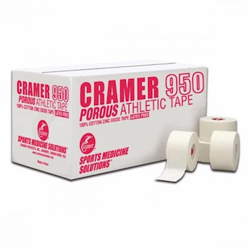 Cramer 950 Porous Athletic Tape White 1.5x15yds (32rolls)