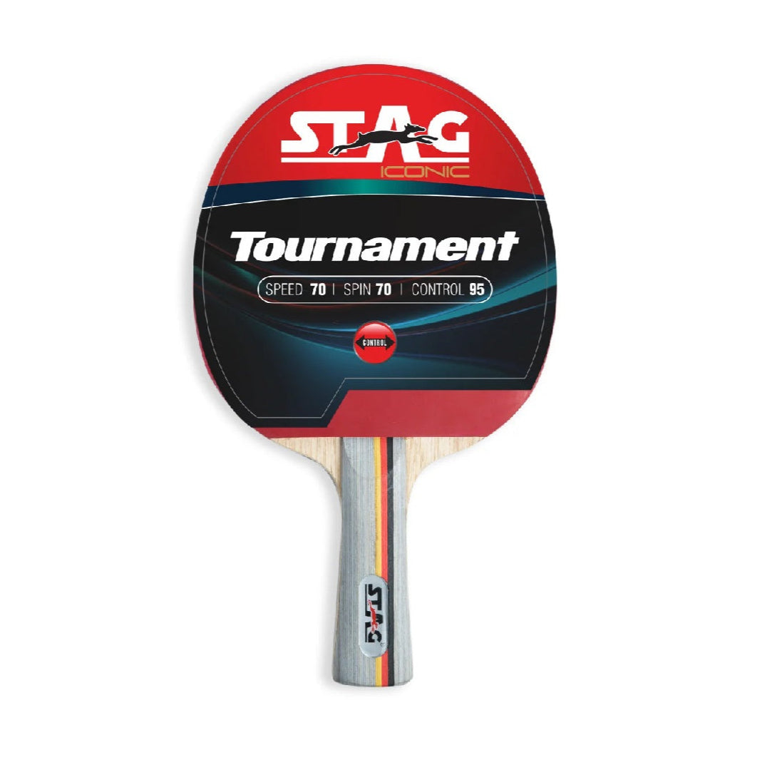 Stag Tournament Table Tennis Racket With Flared Handle