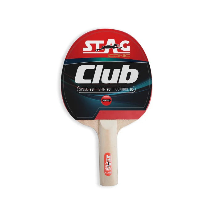 Stag Club Table Tennis Racket With Flared Handle