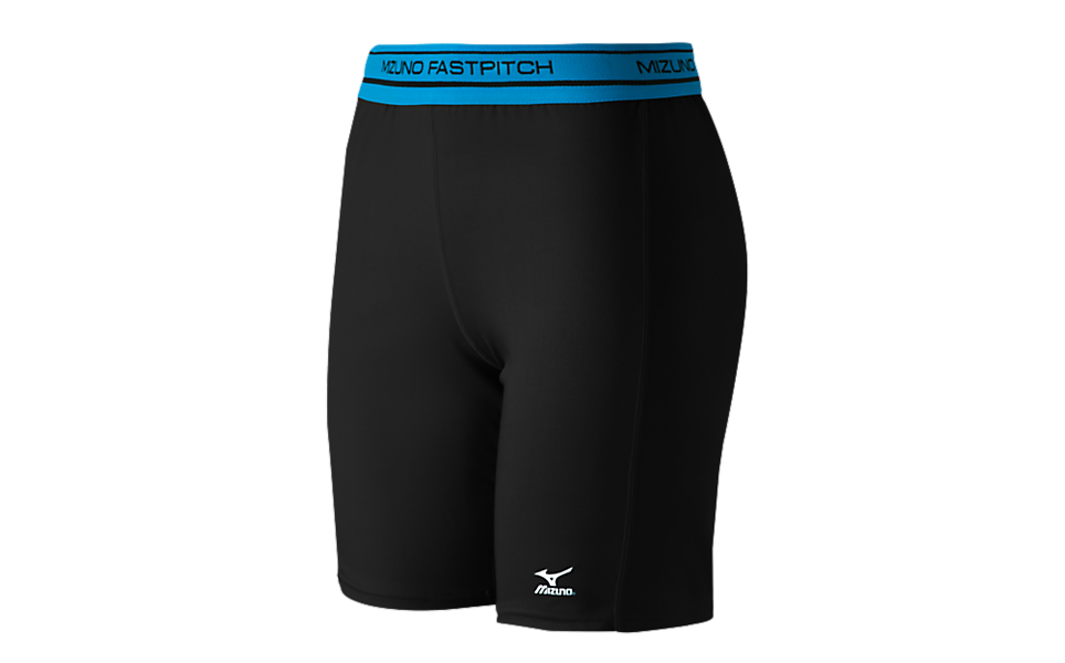 Mizuno Women's Low Rise Compression Sliding Shorts Black