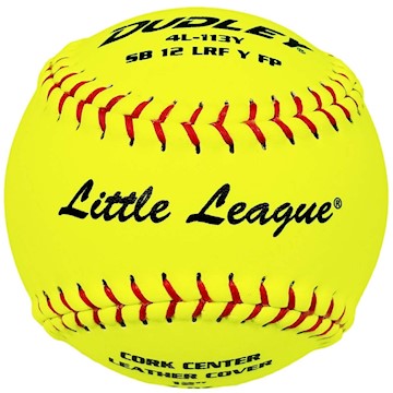 Dudley 12, 47/375 Fastpitch Little League Leather Softballs