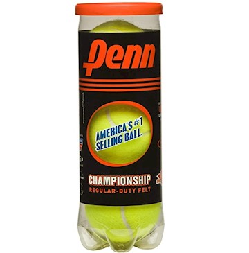 Penn Tennis Balls Regular Duty - Yellow - Can of 3