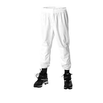 Alleson Adult Pant Drawstring- White