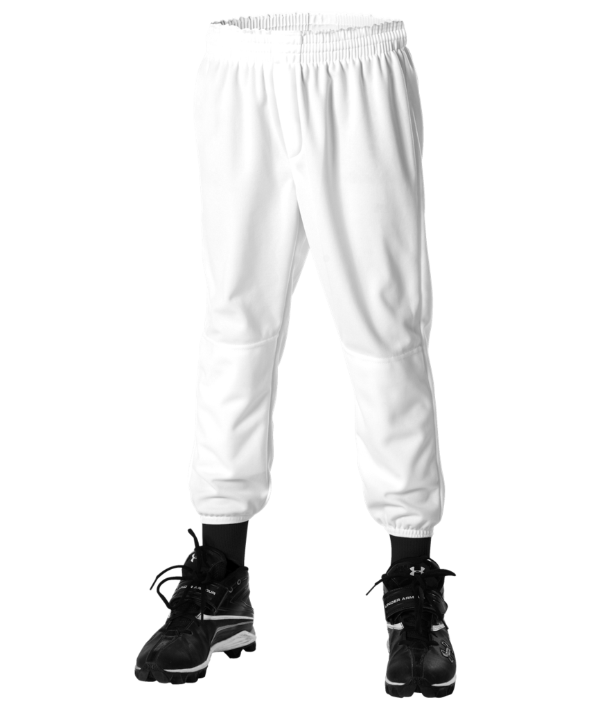 Alleson Youth Pant with Double Knee White