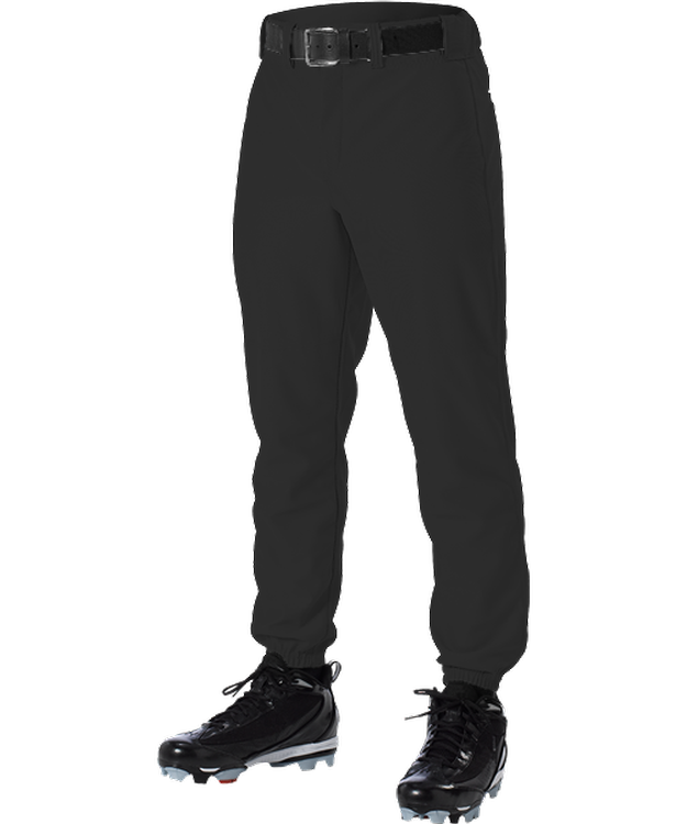 Alleson Adult Pant with Loops -  Black