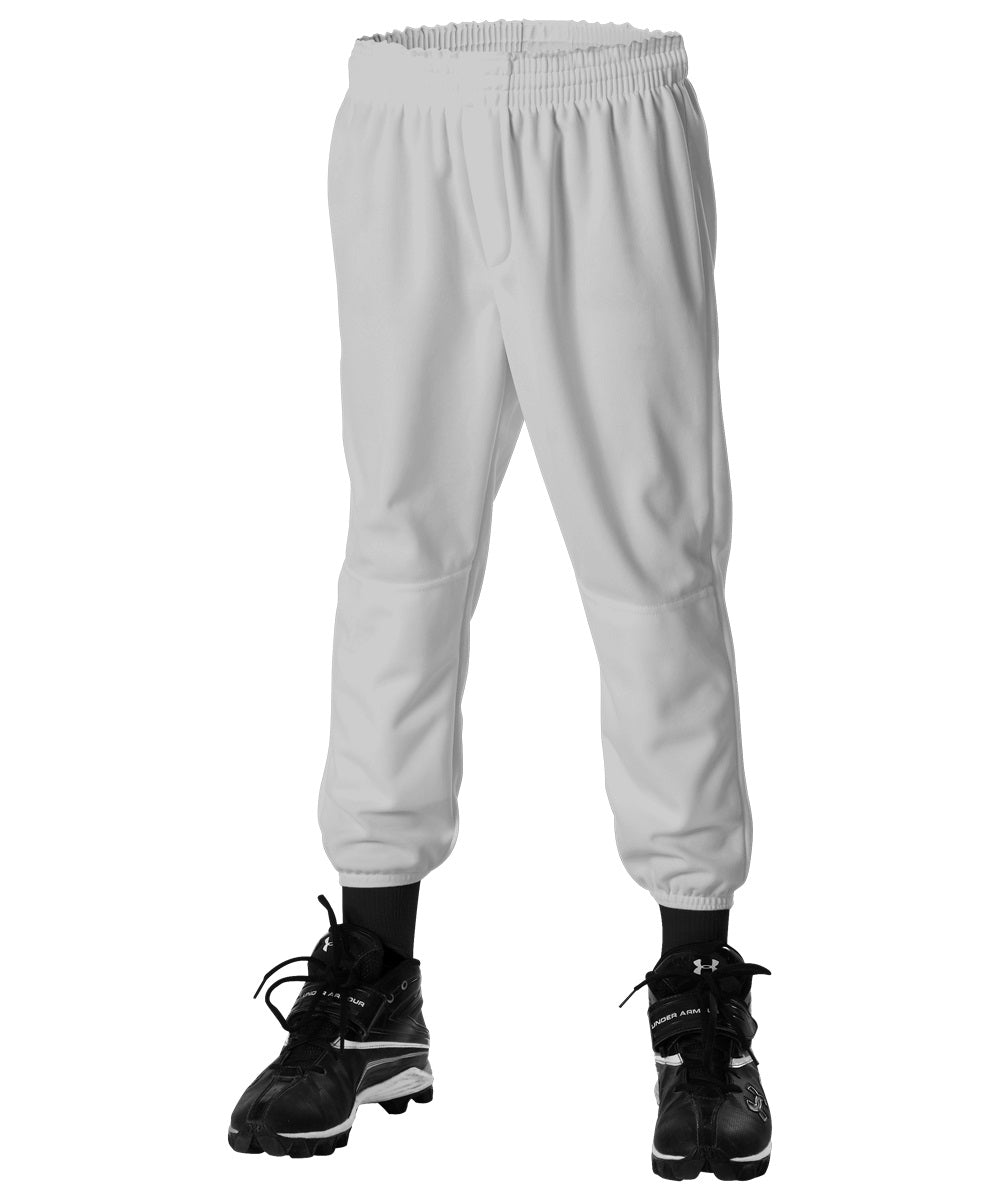 Alleson Youth Pant with Double Knee Grey