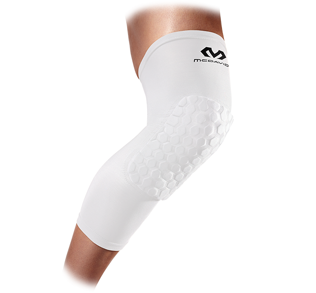 McDavid Hex Tuf Leg Sleeve White w/Teflex