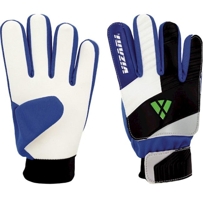 Vizari Junior Keeper Goalie Gloves Blue/White/Black