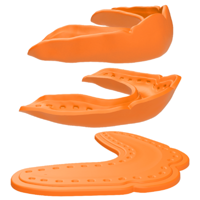 Shock Doctor Microfit Mouthguard - Adult - Shock Orange