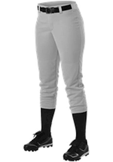 Girls Fastpitch Pants - Grey