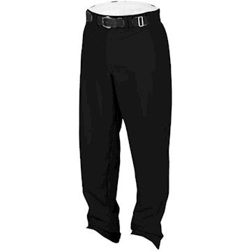 Rawlings Men's Baseball Pants w/ Belt Loop Black