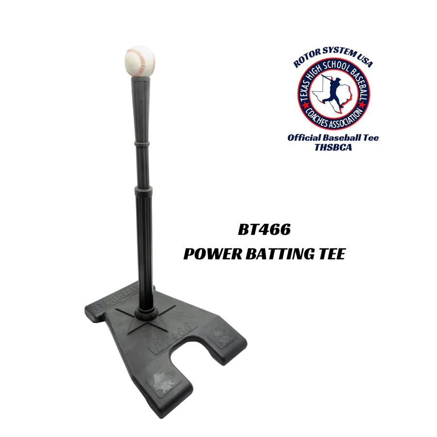 Rotor System USA Power Series Heavy Duty Baseball / Softball Tee - Carbon Fiber Design- Portable