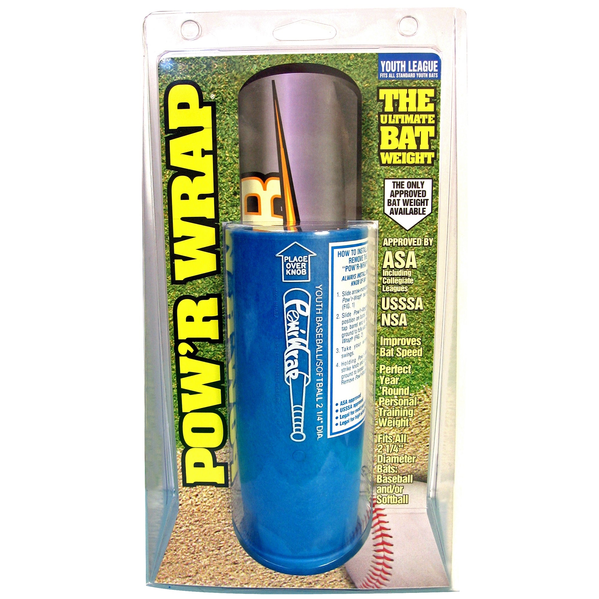 Pow'r Wrap Youth Bat Weight 16 Oz - Retail Packaging