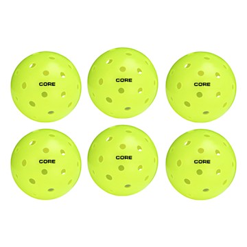 CORE 6-Pack Outdoor Pickleballs