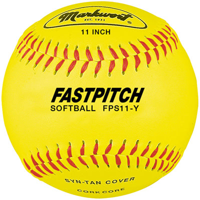 Markwort 11 Yellow Synthetic Cover Softball