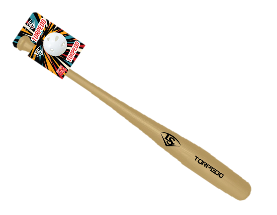 Louisville Slugger Torpedo Bat and Ball Combo