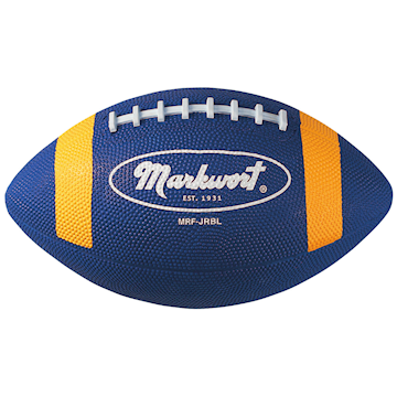 Markwort Rubber Football - Jr Size - Blue