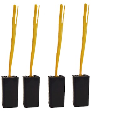 Markwort Black Base Plug w/ Yellow Bristles - 4 Pack