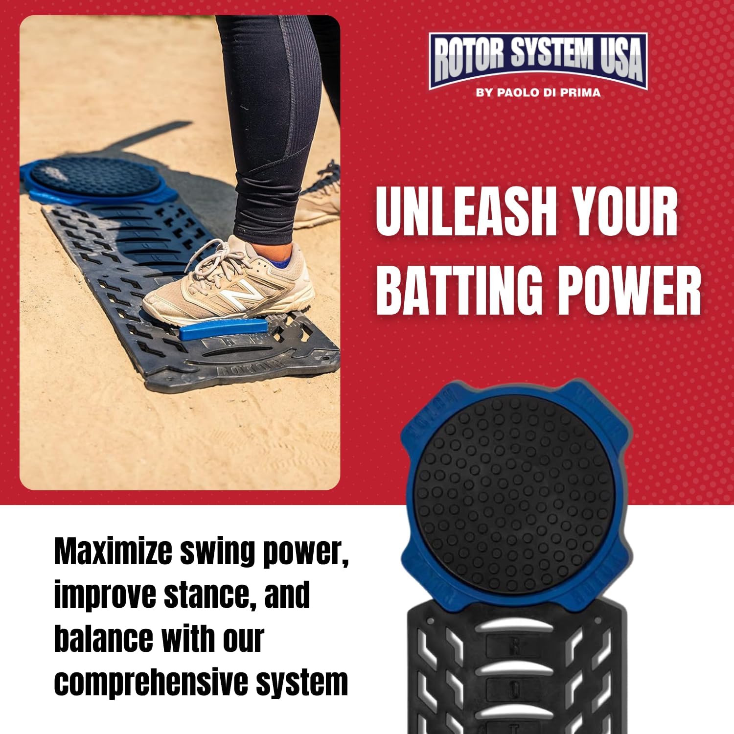 Rotor System USA Power Batting System and Extension Plate Combo