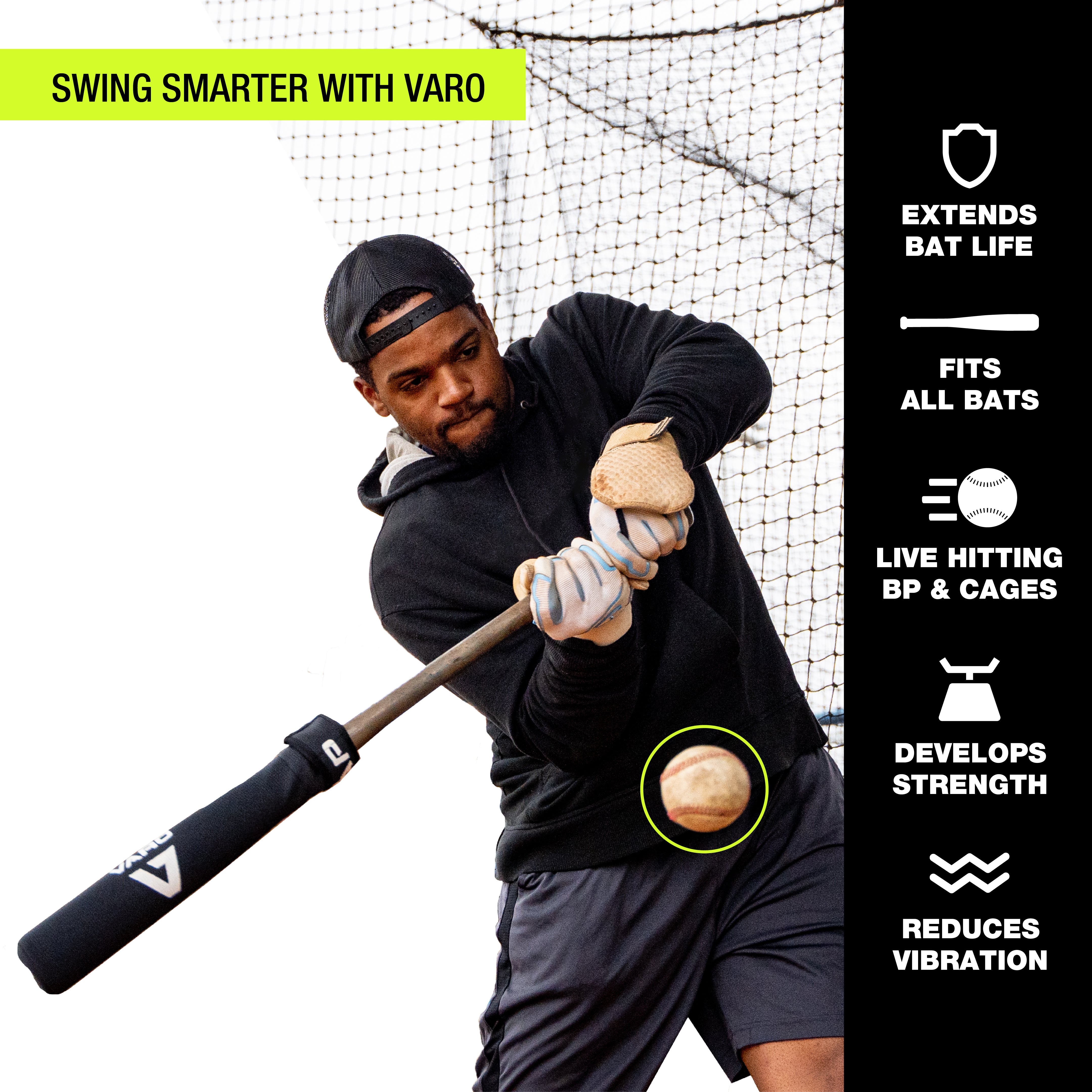 Varo RAP Batting Practice Weighted Training Sleeve - 4oz