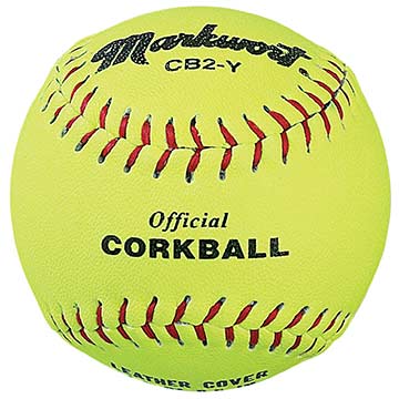 Markwort Official Corkball Yellow Leather Individual Box - Dozen