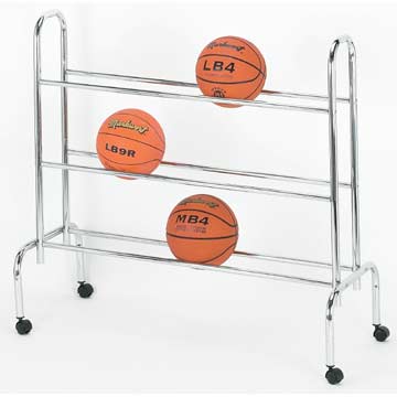 Markwort Metal Rack Basketball Carrier - Holds 12 Basketballs