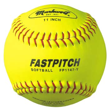 Markwort 11 FP Leather Softball Yellow