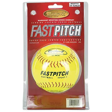 Markwort 12 FP Softball Yellow - Clamshell