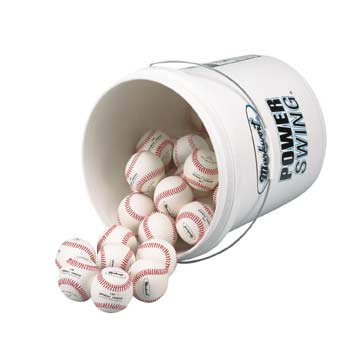 Markwort Top Grade Quality Baseball in Ball Bucket