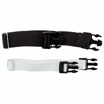 Black Waist Harness Strap w/Black Plastic Buckle Adult 1.5