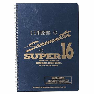 Scoremaster Super 16 Scorebook