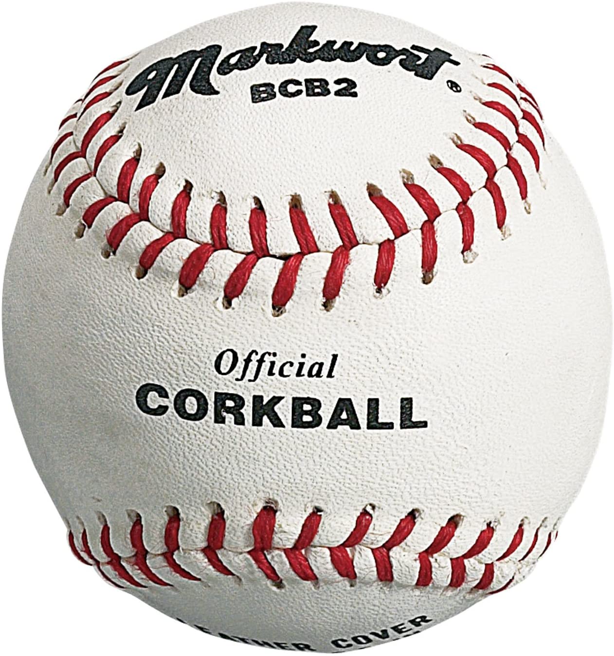 Markwort Official Corkball White Leather Individual Box - Dozen