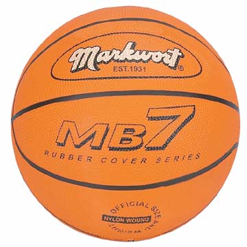 Markwort Rubber Basketball - 29.5 - Orange